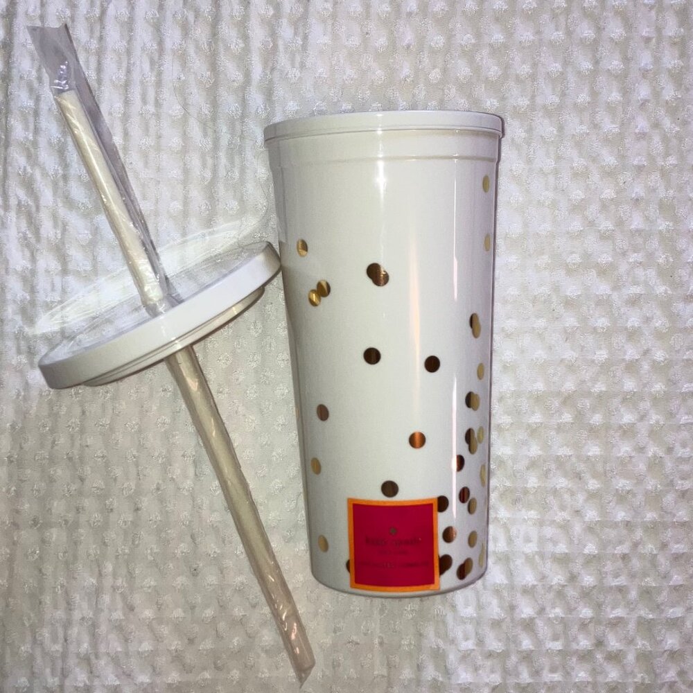 ♠️ kate spade New York Confetti Dot Insulated Tumbler - NWT